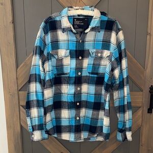 American Eagle flannel button up